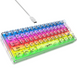 Ігрова прозора клавіатура HXSJ V200 RGB Backlit 00010 фото 4